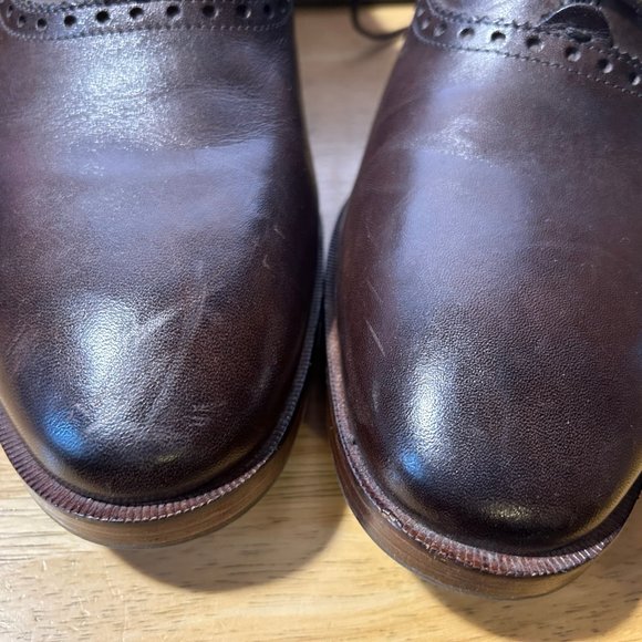 Mens Cole Haan Dark Brown Lace-Up Oxford Leather Shoes 11 * - Picture 12 of 12